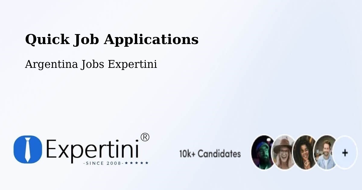 Quick Apply Feature – Cosquín - Argentina Jobs Expertini